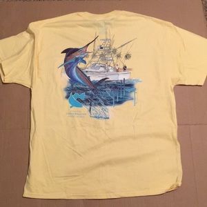 Yellow XL Guy Harvey short sleeve Brand new